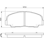 BOSCH 0 986 424 297 Bremsbelagsatz, Scheibenbremse BOSCH 0 986 424 297 Bremsbelagsatz, Scheibenbremse