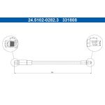 Bremsschlauch 24.5102-0282.3 Bremsschlauch 24.5102-0282.3