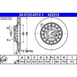 Bremsscheibe 24.0122-0212.1