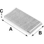 Filter, Innenraumluft 698710