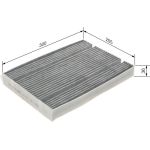 BOSCH 1 987 435 547 Innenraumfilter BOSCH 1 987 435 547 Innenraumfilter
