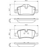 BOSCH 0 986 495 427 Bremsbelagsatz, Scheibenbremse