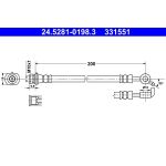 ATE 24.5281-0198.3 Bremsschlauch
