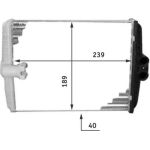 Mahle AH 107 000P Wärmetauscher, Innenraumheizung BEHR Premium Line Mahle AH 107 000P Wärmetauscher, Innenraumheizung BEHR Premium Line