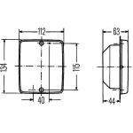 Hella 2SA 003 236-341 Schlussleuchte Hella 2SA 003 236-341 Schlussleuchte