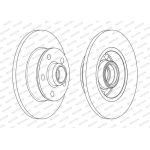 Bremsscheibe DDF266C-1