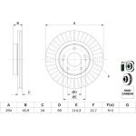 Bremsscheibe 0 986 479 E76