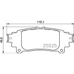 Brembo P 83 153 Bremsbelagsatz, Scheibenbremse PRIME LINE Brembo P 83 153 Bremsbelagsatz, Scheibenbremse PRIME LINE