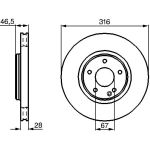 Bremsscheibe 0 986 478 625 Bremsscheibe 0 986 478 625