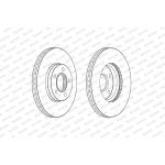 Bremsscheibe DDF2509C