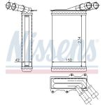 Wärmetauscher, Innenraumheizung 71156 Wärmetauscher, Innenraumheizung 71156