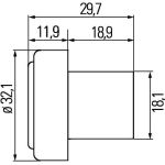 Hella 2BM 340 825-321 Zusatzblinkleuchte Hella 2BM 340 825-321 Zusatzblinkleuchte