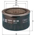 Knecht OC 24 Ölfilter Knecht OC 24 Ölfilter