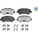 Meyle 025 256 0418/PD Bremsbelagsatz, Scheibenbremse MEYLE-PD: Advanced performance and design