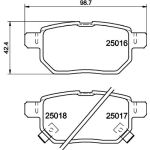 Bremsbelagsatz, Scheibenbremse 8DB 355 014-991 Bremsbelagsatz, Scheibenbremse 8DB 355 014-991