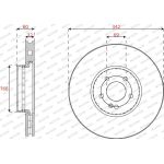 Bremsscheibe DDF2713VC-1