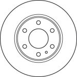 Bremsscheibe DF4992S Bremsscheibe DF4992S