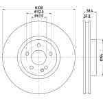 Bremsscheibe 8DD 355 123-501 Bremsscheibe 8DD 355 123-501