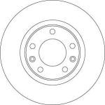 Bremsscheibe DF6656 Bremsscheibe DF6656