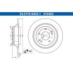 Bremsscheibe 24.0110-0424.1