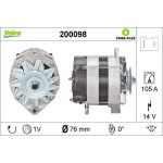 Valeo 200098 Generator CORE-FLEX Valeo 200098 Generator CORE-FLEX