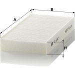 MANN-FILTER CU 2327-2 Innenraumfilter, Partikelfilter MANN-FILTER CU 2327-2 Innenraumfilter, Partikelfilter