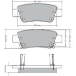 Metzger 1170508 Bremsbelagsatz, Scheibenbremse Metzger 1170508 Bremsbelagsatz, Scheibenbremse