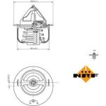Thermostat, Kühlmittel 725057 Thermostat, Kühlmittel 725057