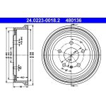 ATE 24.0223-0018.2 Bremstrommel ATE 24.0223-0018.2 Bremstrommel