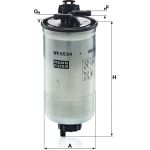 Mann-Filter WK 853/4 Kraftstofffilter Mann-Filter WK 853/4 Kraftstofffilter