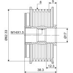 Valeo 588127 Generatorfreilauf NEW SPARE PART Valeo 588127 Generatorfreilauf NEW SPARE PART