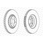 Ferodo DDF1371C-1 Bremsscheibe PREMIER Coat+ disc