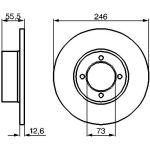 Bremsscheibe 0 986 478 082 Bremsscheibe 0 986 478 082