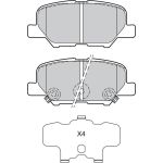 Valeo 601361 Bremsbelagsatz, Scheibenbremse Valeo 601361 Bremsbelagsatz, Scheibenbremse
