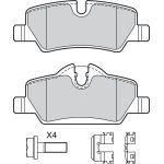 Valeo 601553 Bremsbelagsatz, Scheibenbremse