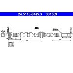 Bremsschlauch 24.5113-0445.3