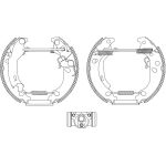 Bremsbackensatz 8DB 355 004-891 Bremsbackensatz 8DB 355 004-891