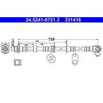 ATE 24.5241-0721.3 Bremsschlauch ATE 24.5241-0721.3 Bremsschlauch