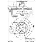 Bremsscheibe 09.8633.75