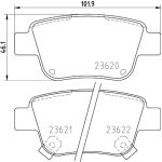 Bremsbelagsatz, Scheibenbremse 8DB 355 017-331 Bremsbelagsatz, Scheibenbremse 8DB 355 017-331