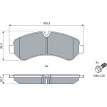 Bremsbelagsatz, Scheibenbremse 0 986 460 013 Bremsbelagsatz, Scheibenbremse 0 986 460 013
