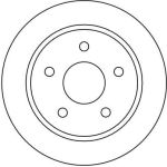TRW DF1651 Bremsscheibe TRW DF1651 Bremsscheibe