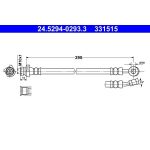 ATE 24.5294-0293.3 Bremsschlauch ATE 24.5294-0293.3 Bremsschlauch