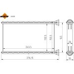 Wärmetauscher, Innenraumheizung 54438 Wärmetauscher, Innenraumheizung 54438