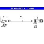 ATE 24.5275-0200.3 Bremsschlauch