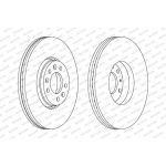 Ferodo DDF1615C Bremsscheibe PREMIER Coat+ disc Ferodo DDF1615C Bremsscheibe PREMIER Coat+ disc