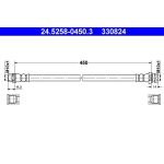 Bremsschlauch 24.5258-0450.3 Bremsschlauch 24.5258-0450.3
