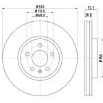Bremsscheibe 8DD 355 128-721