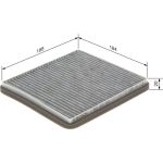 BOSCH 1 987 435 565 Innenraumfilter BOSCH 1 987 435 565 Innenraumfilter
