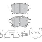 Valeo 601478 Bremsbelagsatz, Scheibenbremse